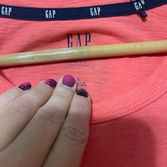 GAP Men's Pocket‎ Slub Tee Large 100% Cotton - Picture 5 of 6